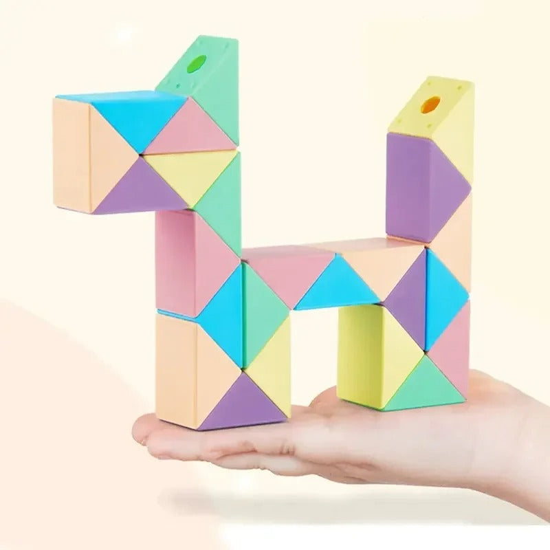 Colorful Magic Ruler Cube | 2-Pieces - Babyplay, Where Joyful Moments Begin! Baby Play Babyplay, Where Joyful Moments Begin!