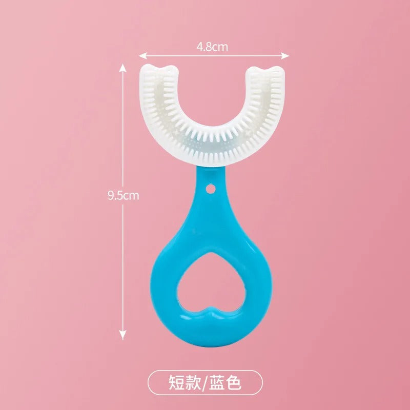 U-Shaped Baby Silicone Toothbrush | Premium Quality - Babyplay, Where Joyful Moments Begin! Baby Play Babyplay, Where Joyful Moments Begin!