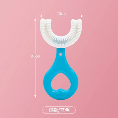 U-Shaped Baby Silicone Toothbrush | Premium Quality - Babyplay, Where Joyful Moments Begin! Baby Play Babyplay, Where Joyful Moments Begin!