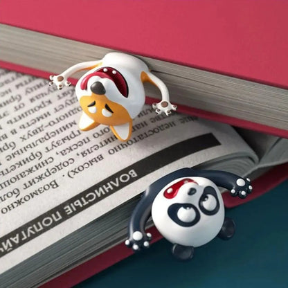 3D Animal Cartoon Bookmarks 🐼🐶 - BabyPlay | Where Joyful Moments Begin! Bookmark