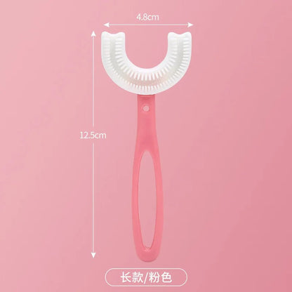 U-Shaped Baby Silicone Toothbrush | Premium Quality - Babyplay, Where Joyful Moments Begin! Baby Play Babyplay, Where Joyful Moments Begin!