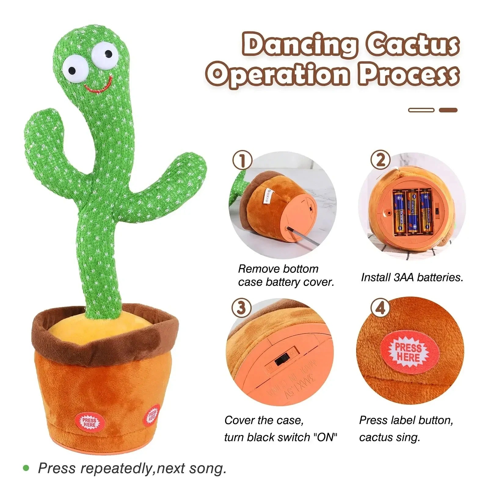 Talking & Dancing Baby Cactus - Babyplay, Where Joyful Moments Begin! Baby Play Babyplay, Where Joyful Moments Begin!