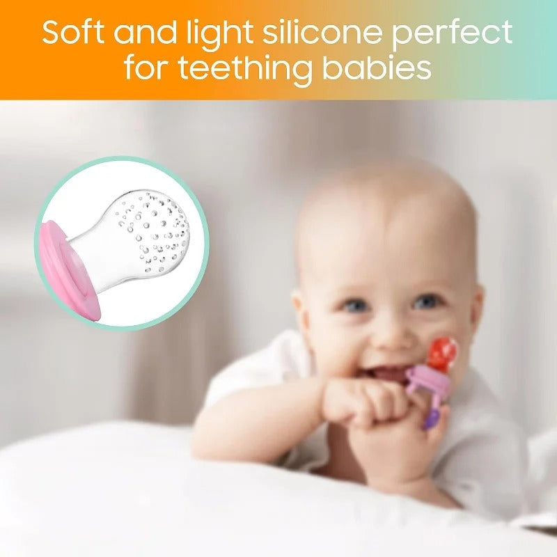 Baby Pacifier - Fresh Fruit Feeder - Infant Teething Toy - Safe Silicone - Babyplay, Where Joyful Moments Begin! Baby Play Babyplay, Where Joyful Moments Begin!