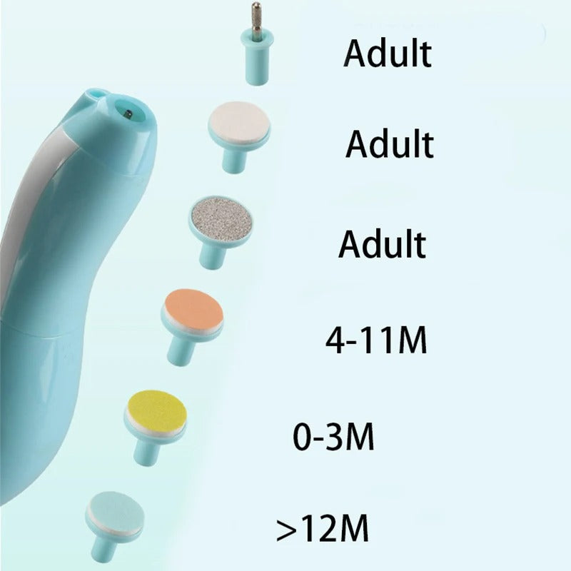 Safe Electric Baby Nail Trimmer | Colorful Baby Nail File Kit - Babyplay, Where Joyful Moments Begin! Baby Play Babyplay, Where Joyful Moments Begin!