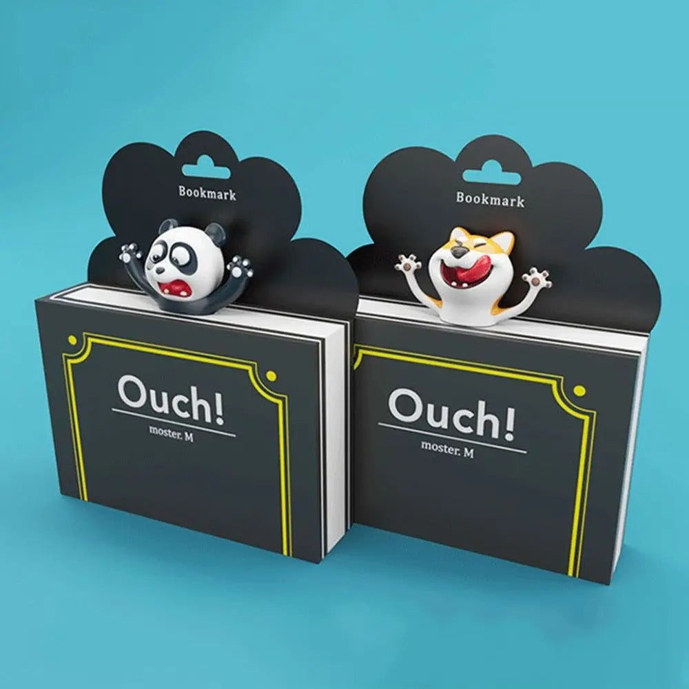 3D Animal Cartoon Bookmarks 🐼🐶 - BabyPlay | Where Joyful Moments Begin! Bookmark