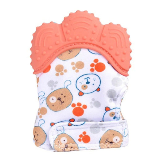 Chewable Baby Teething Mitten Silicone Gloves | Premium Quality - Babyplay, Where Joyful Moments Begin! Baby Play Babyplay, Where Joyful Moments Begin! Orange