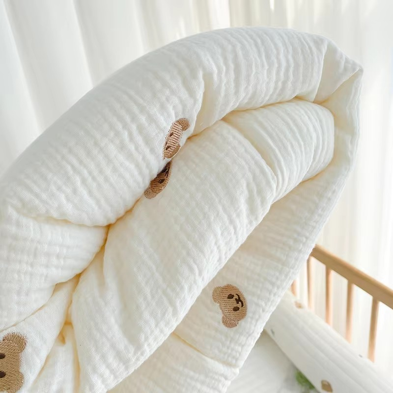 Soft Cotton Baby Blanket 🐻🌼 - BabyPlay | Where Joyful Moments Begin!