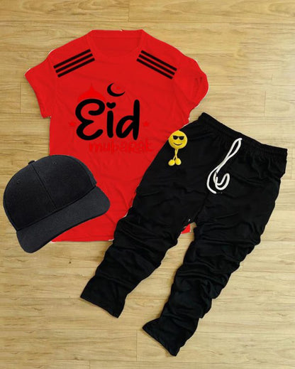 Pack Of 3 Eid Mubarak Tracksuit For Toddlers & Kids - Premium Quality Fabric - Babyplay, Where Joyful Moments Begin! Baby Play Babyplay, Where Joyful Moments Begin!