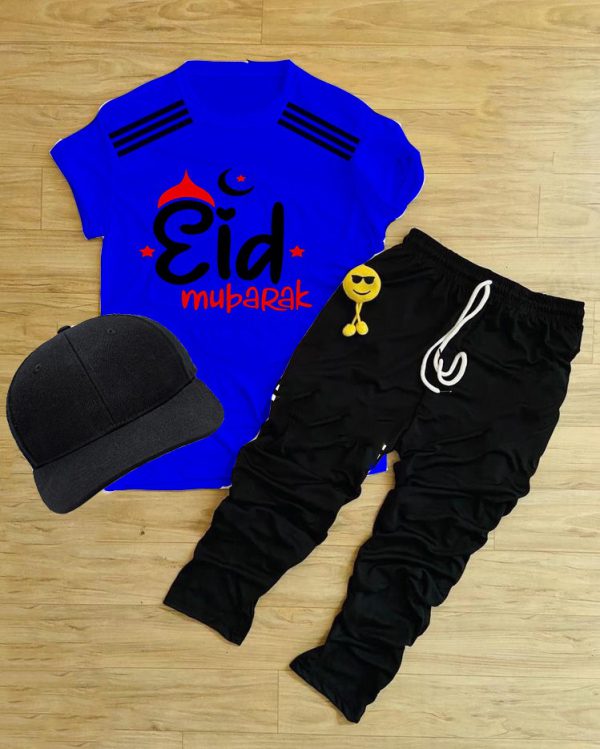 Pack Of 3 Eid Mubarak Tracksuit For Toddlers & Kids - Premium Quality Fabric - Babyplay, Where Joyful Moments Begin! Baby Play Babyplay, Where Joyful Moments Begin!