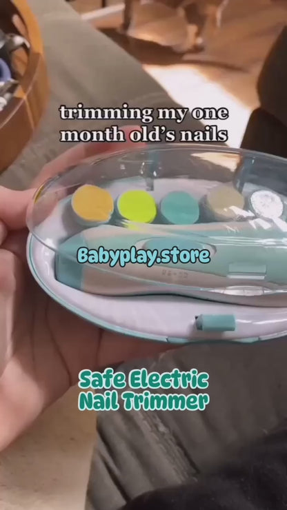 Safe Electric Baby Nail Trimmer | Colorful Baby Nail File Kit
