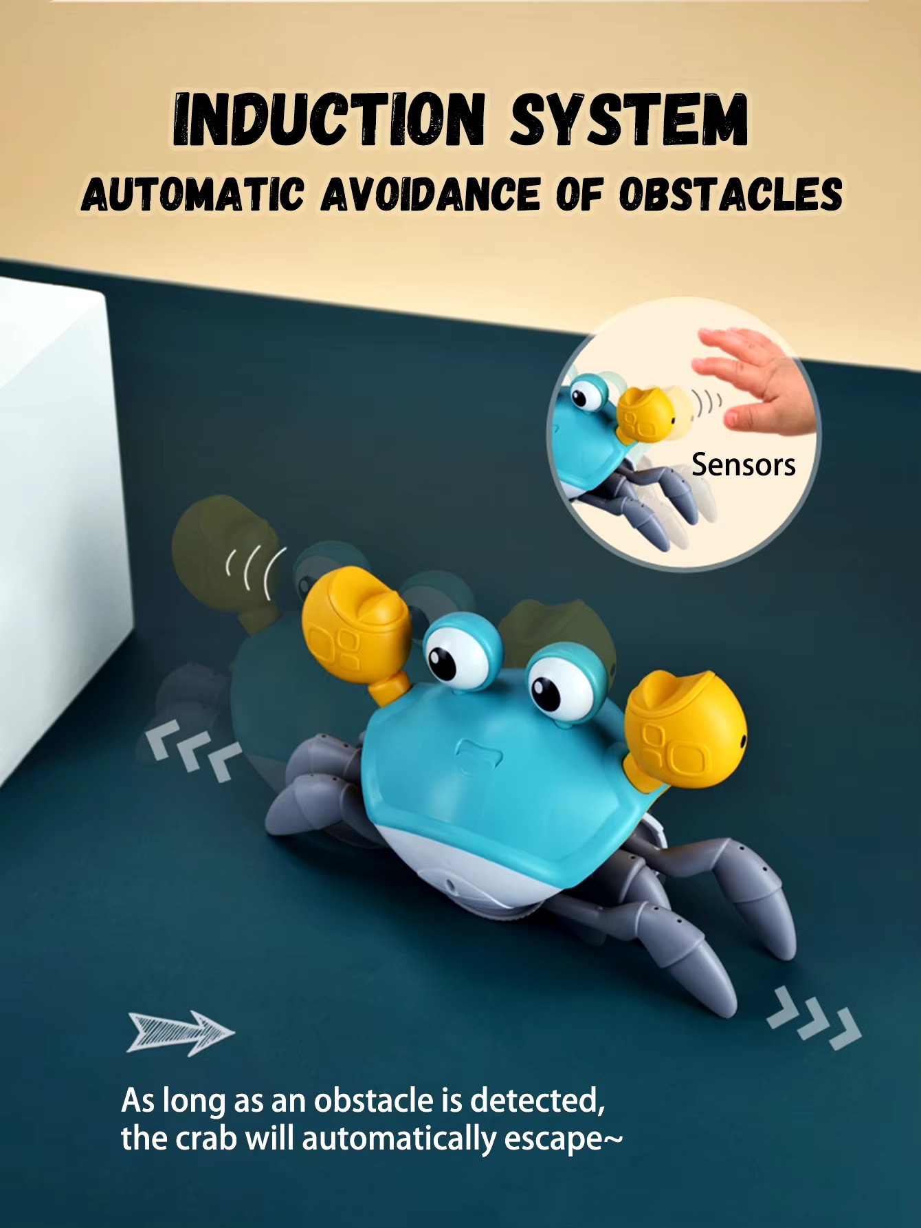 Dancing Crab Chaser 🦀✨ - BabyPlay | Where Joyful Moments Begin! Toys