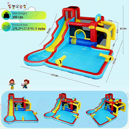 Bounce & Slide Adventure | Indoor/Outdoor Fun 🌈🛝💦 - BabyPlay | Where Joyful Moments Begin! Kids Indoor plus Outdoor Activity Bounce & Slide
