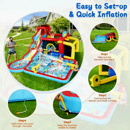 Bounce & Slide Adventure | Indoor/Outdoor Fun 🌈🛝💦 - BabyPlay | Where Joyful Moments Begin! Kids Indoor plus Outdoor Activity Bounce & Slide