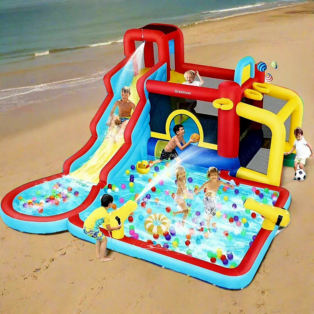 Bounce & Slide Adventure | Indoor/Outdoor Fun 🌈🛝💦 - BabyPlay | Where Joyful Moments Begin! Kids Indoor plus Outdoor Activity Bounce & Slide