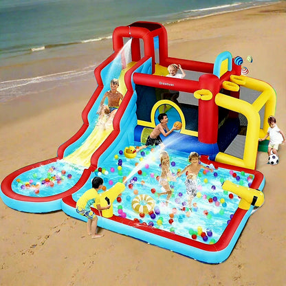 Bounce & Slide Adventure | Indoor/Outdoor Fun 🌈🛝💦 - BabyPlay | Where Joyful Moments Begin! Kids Indoor plus Outdoor Activity Bounce & Slide