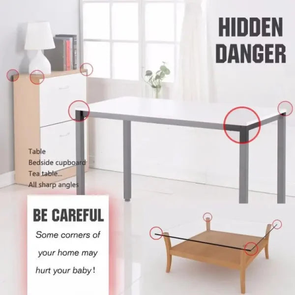 Set of Four Safe Table Corner Protectors - Babyplay, Where Joyful Moments Begin! Baby Play Babyplay, Where Joyful Moments Begin!