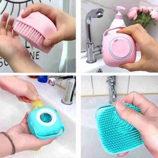 Soft Silicone Baby Bath Brush (Dirt Remover & Scrub) - Babyplay, Where Joyful Moments Begin! Baby Play Babyplay, Where Joyful Moments Begin!