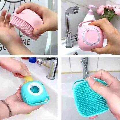 Soft Silicone Baby Bath Brush (Dirt Remover & Scrub) - Babyplay, Where Joyful Moments Begin! Baby Play Babyplay, Where Joyful Moments Begin!