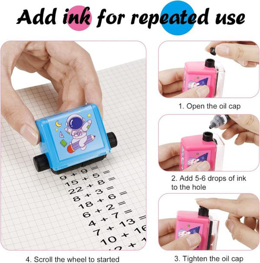 Teaching Stamp 2 In 1 Fill In The Blank Math Roller - Babyplay, Where Joyful Moments Begin! Baby Play Babyplay, Where Joyful Moments Begin!