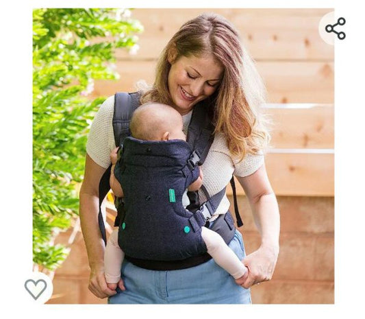 The Flip 4-in-1 Baby Carrier - Premium Quality | Unbreakable - Babyplay, Where Joyful Moments Begin! Baby Play Babyplay, Where Joyful Moments Begin! Denim Blue