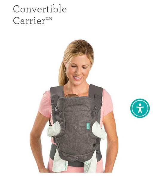 The Flip 4-in-1 Baby Carrier - Premium Quality | Unbreakable - Babyplay, Where Joyful Moments Begin! Baby Play Babyplay, Where Joyful Moments Begin! Grey
